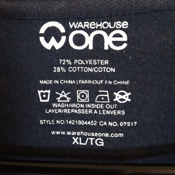 WAREHOUSE ONE Sweater Layered Look V-Neck Tee Ribbed Size XL - Picture 8 of 13